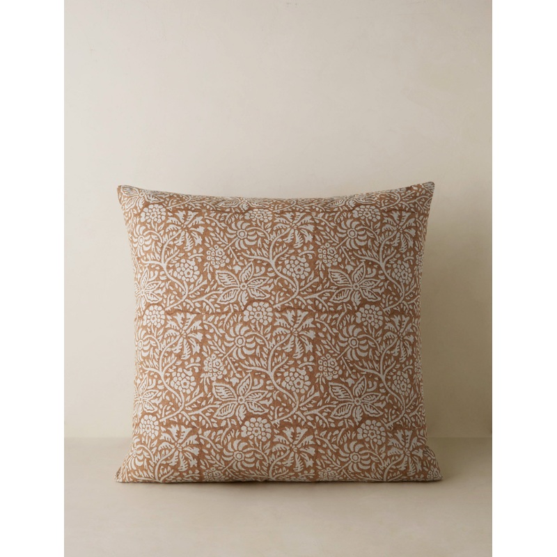 Clea Linen Pillow Camel Square