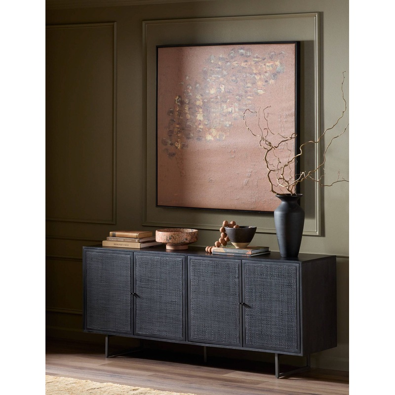 Hannah Sideboard Black and Natural