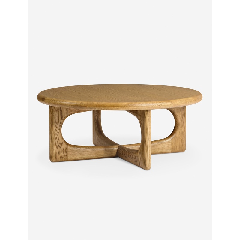 Hesh Round Coffee Table Black
