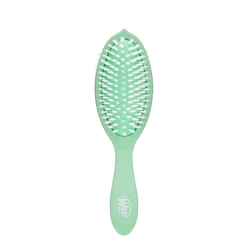 Wet Brush Go Green Treatment & Shine Hairbrush – Tea Tree Oil Infused / Green