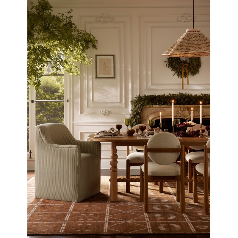Astoria Dining Chair White Boucle