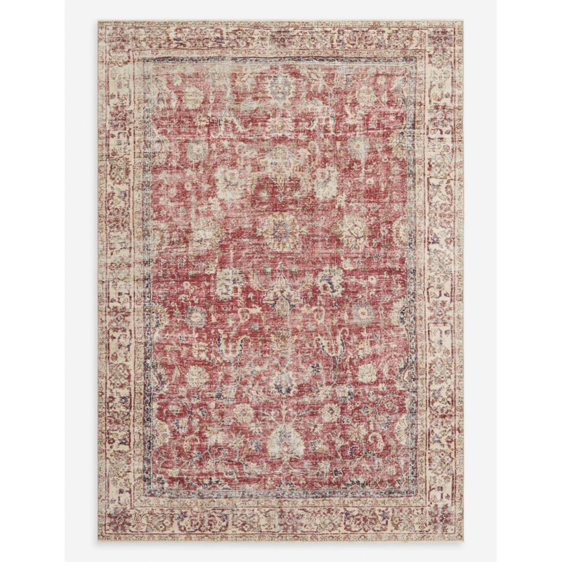Vintage Turkish Hand-Knotted Wool Rug No. 291, 5’6″ x 8’6″