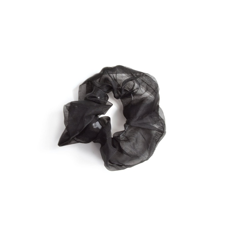 Giant Organza Scrunchie Blue