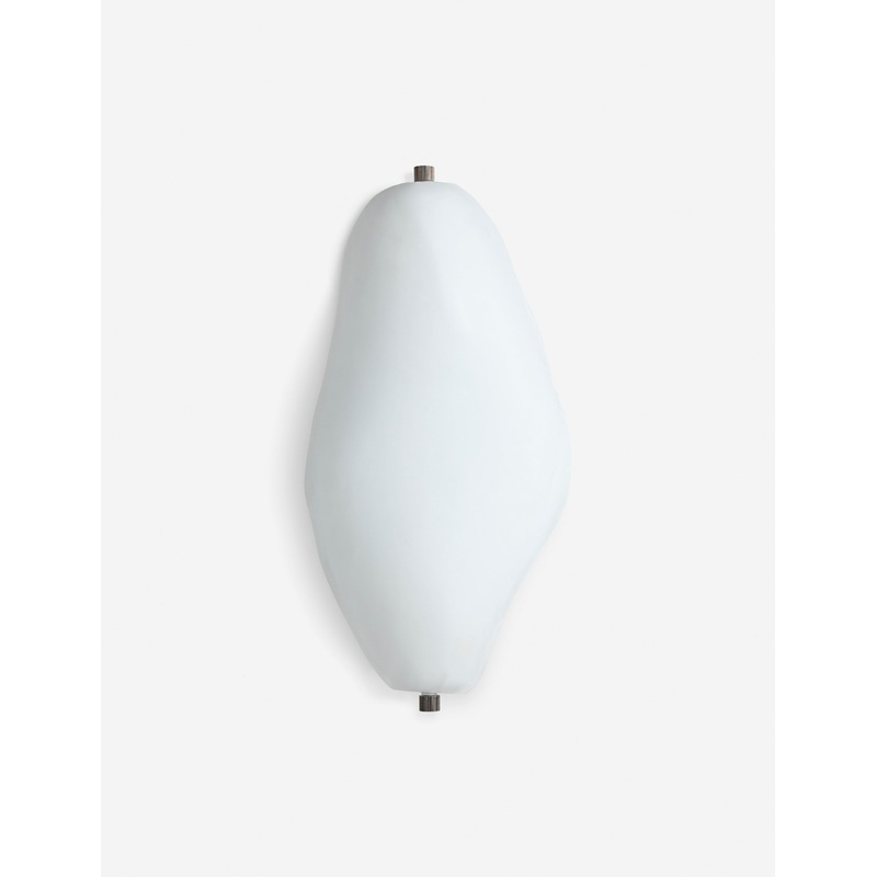 Plush Puff Sconce by Lolly Lolly Ceramics White