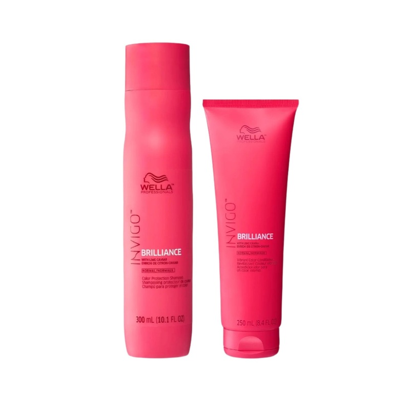 Wella Invigo Brilliance Shampoo and Conditioner Set – For Normal Hair