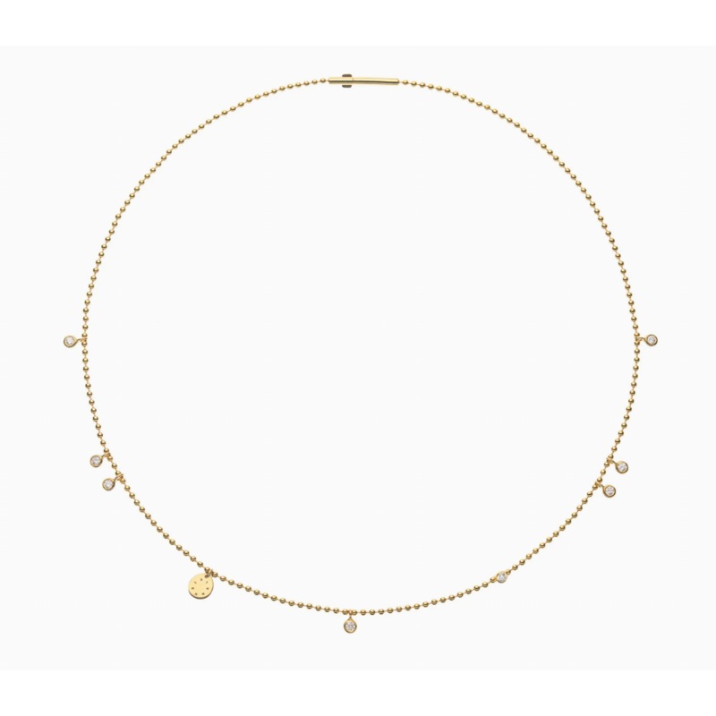 Eternal Necklace, diamonds, yellow gold