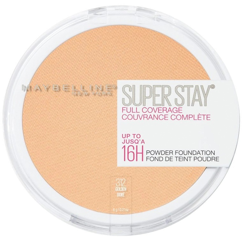 Maybelline Super Stay Full Coverage Pressed Powder Foundation 312 Golden – Wholesale 12 Units (K30744)