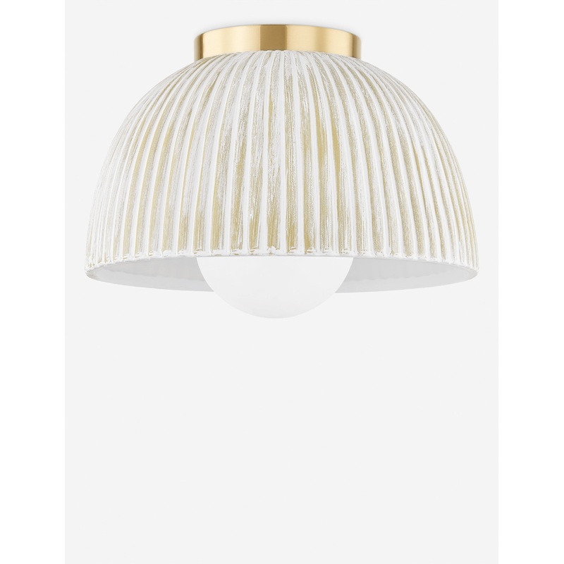 Millicent Flush Mount White 11.50″ Dia
