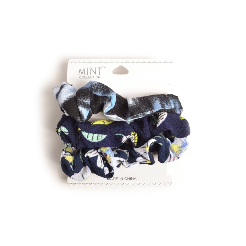 Popular Flowers Scrunchie L. Pink