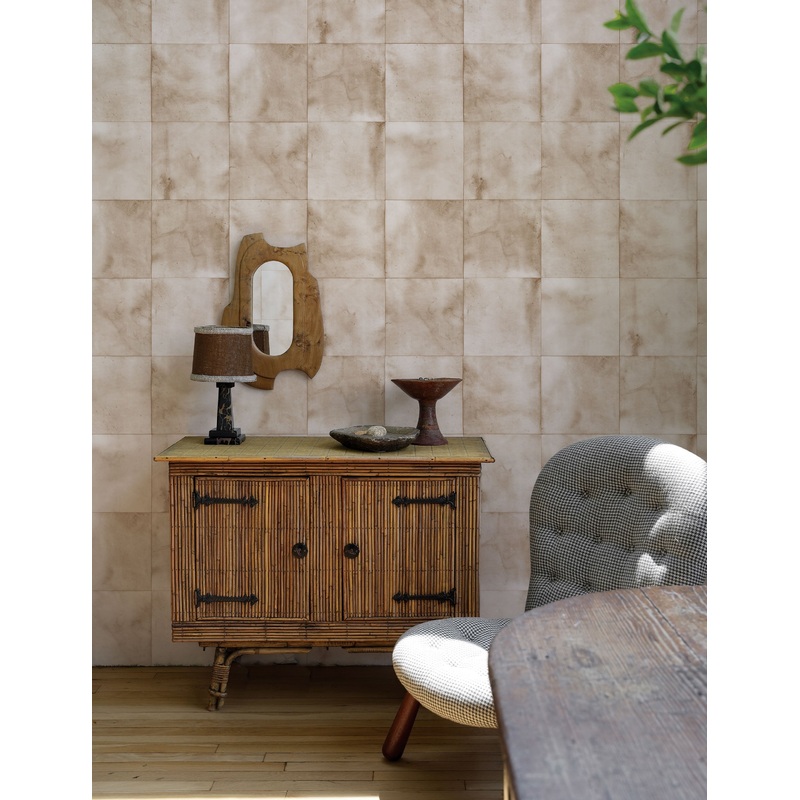 The Collector’s Study Peel + Stick Wallpaper by Jeremiah Brent Natural