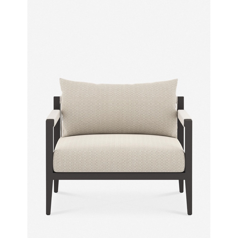 Cadenza Indoor / Outdoor Accent Chair Bronze/Ivory