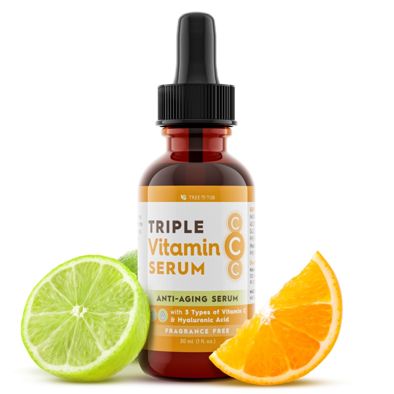 Skin Brightening Triple Action Vitamin C Serum for Face