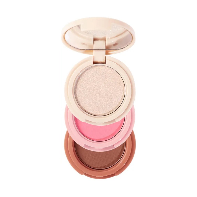 3 In 1 Highlight Blush Contour Palette #01