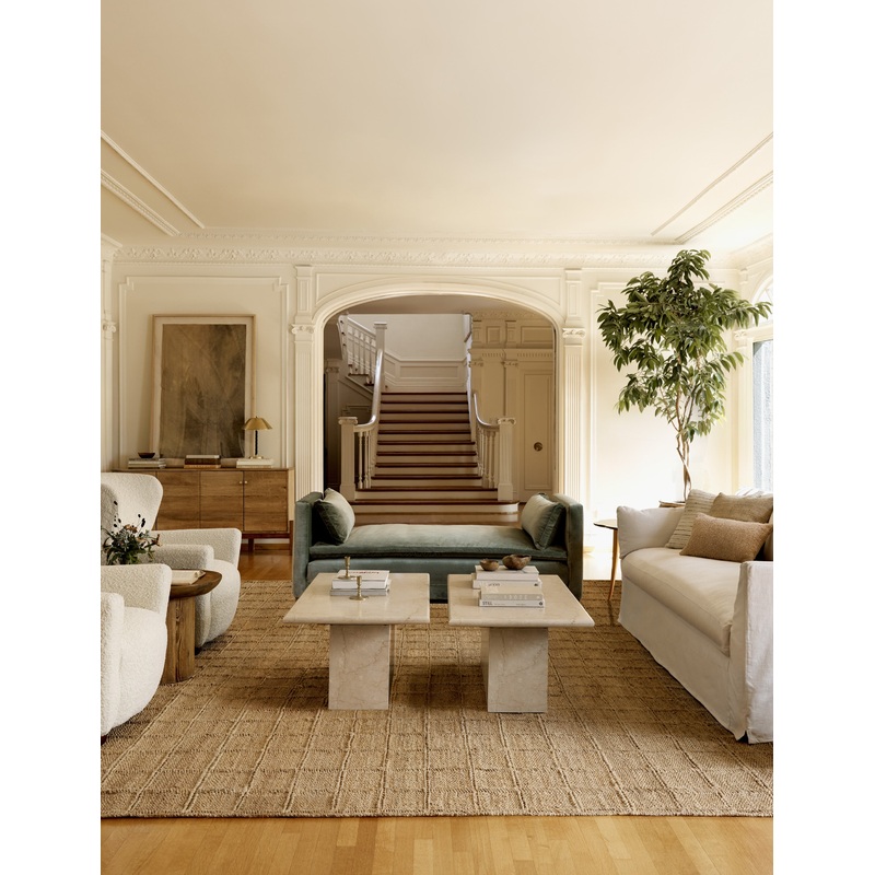 Leonel Coffee Table Cream Marble