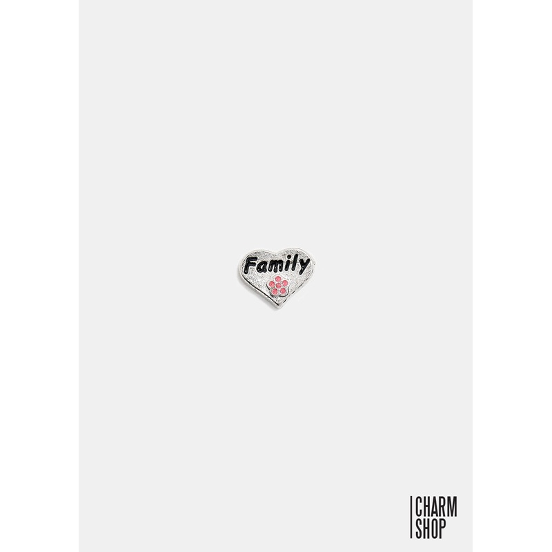 Heart Family Locket Charm