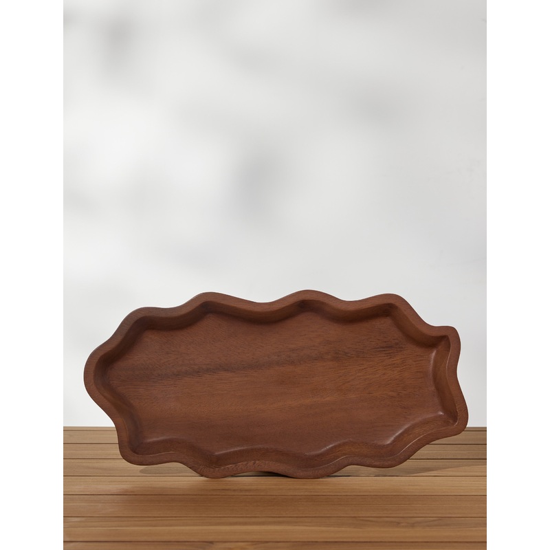 Ruffle Serving Tray by Sarah Sherman Samuel Acacia