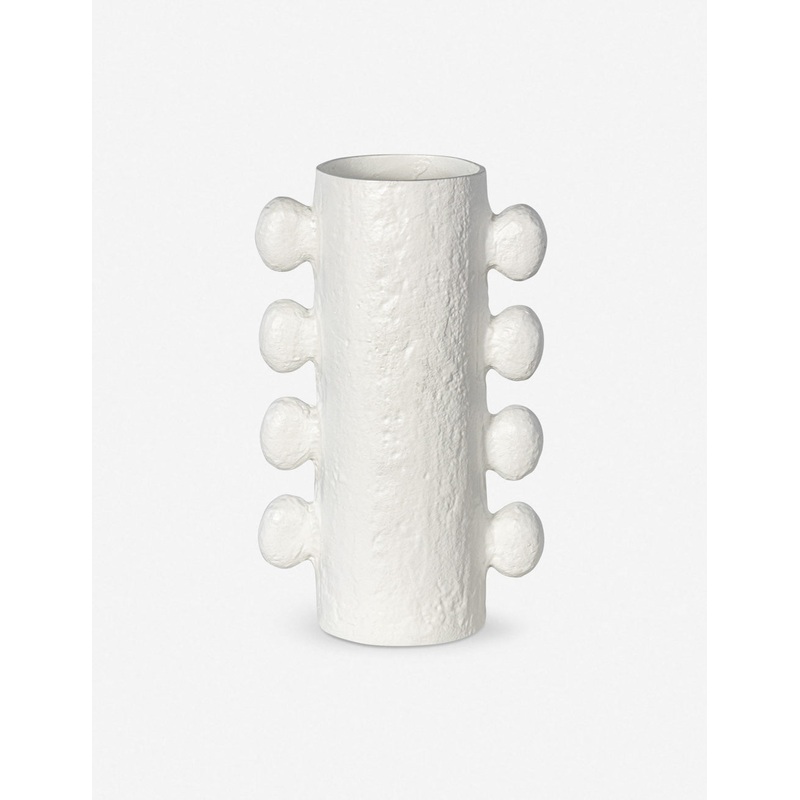 Sanya Metal Decorative Vase by Regina Andrew White Small