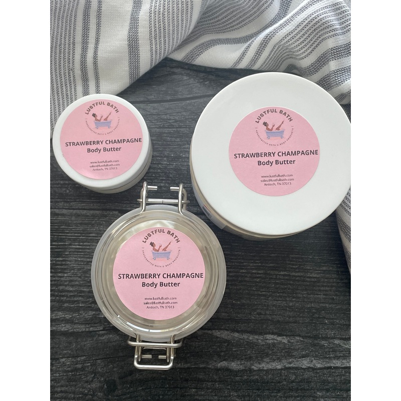 STRAWBERRY CHAMPAGNE BODY BUTTER MINI