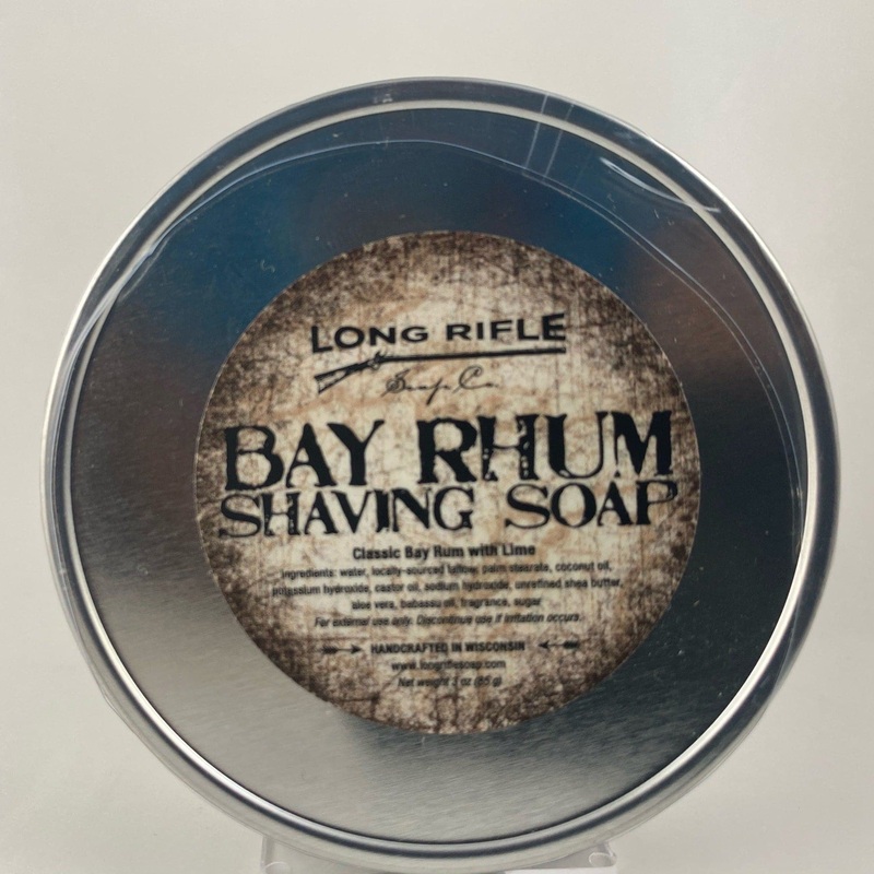 Bay Rhum Shaving Soap (3oz Puck) – by Long Rifle Soap Co.