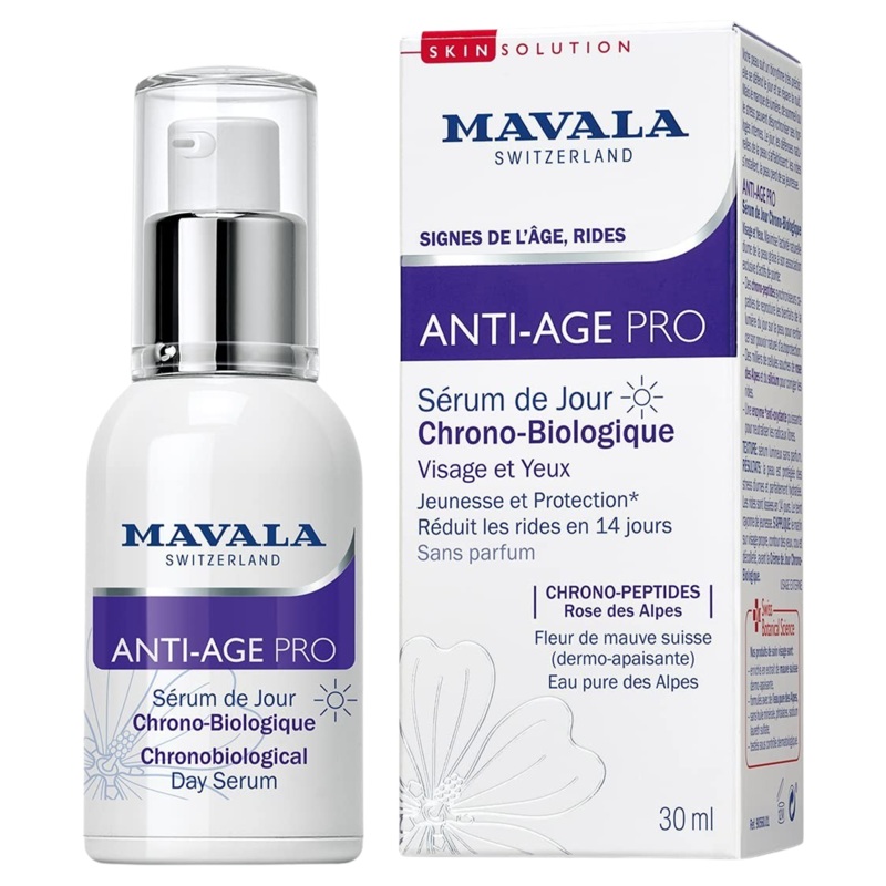 Mavala ANTI-AGE PRO Chronobiological Day Serum 1 oz / 30 ml | Skin Solutions