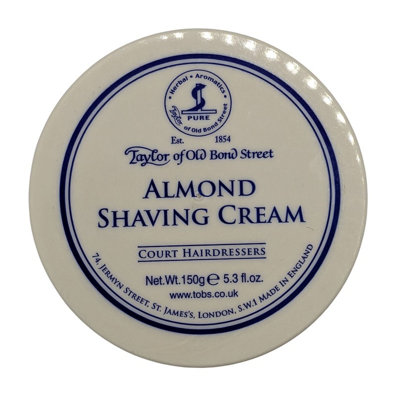 Almond Shaving Cream – by Taylor of Old Bond Street (Used)