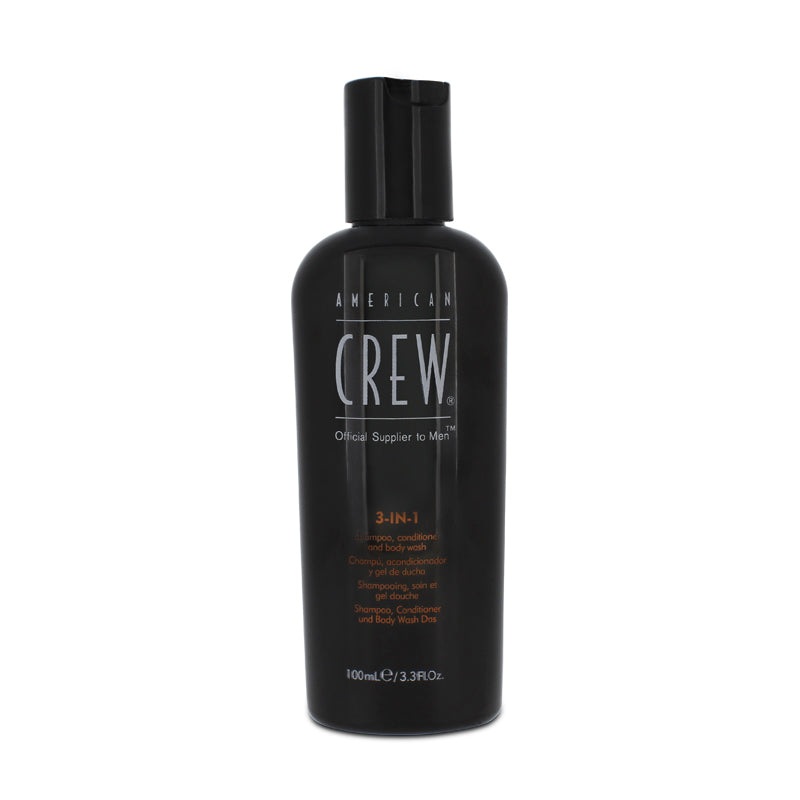 American Crew 3-In-1 Shampoo, Conditioner & Body Wash 100ml