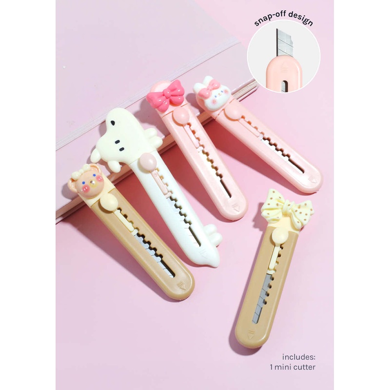 Official Key Items Cute Mini Cutter Polkadot Bow