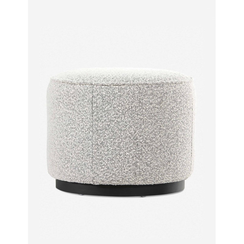 Aldora Stool Gray Boucle