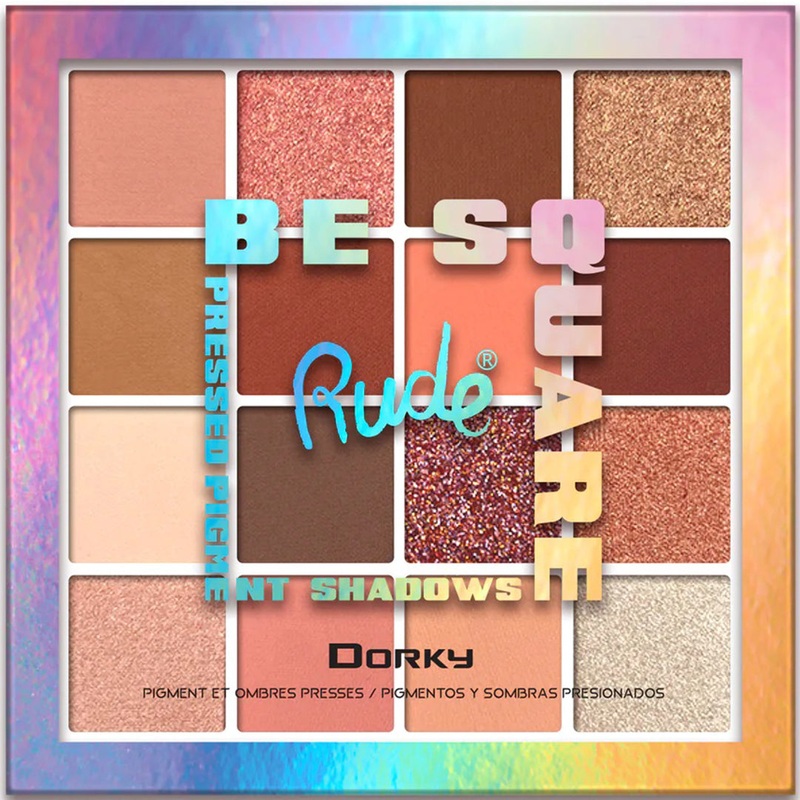 Rude Cosmetics Be Square Pressed Pigment & Shadow Dorky – Wholesale 4 Units (RC-38233)