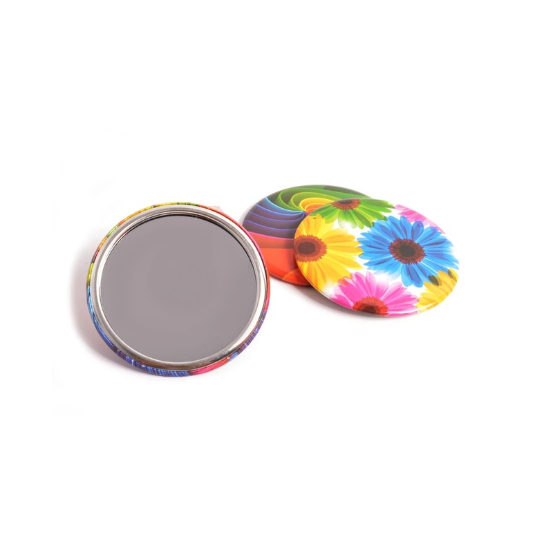 Splash Of Colour Tin Plate Pocket Mirror 1.