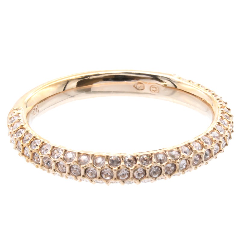 Swarovski Stone Rose Gold Ring Size 58