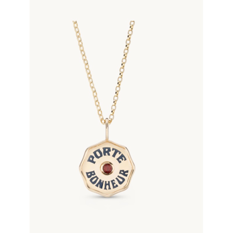 Mini Enamel Porte Bonheur charm alone