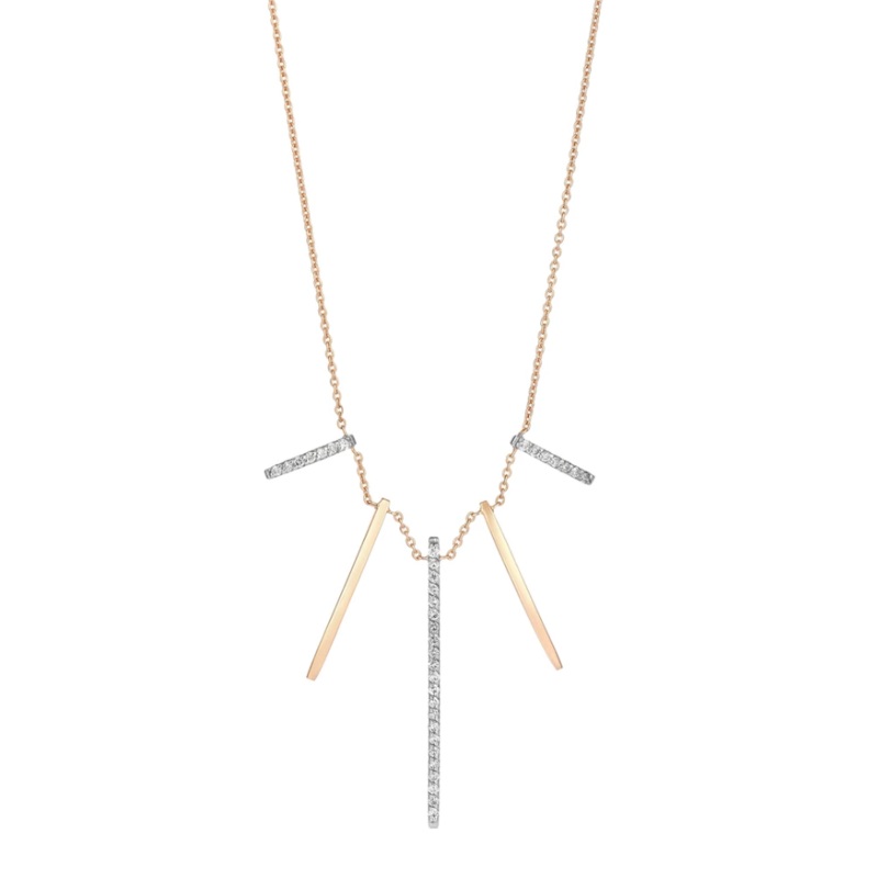 Beat Necklace- White Diamond