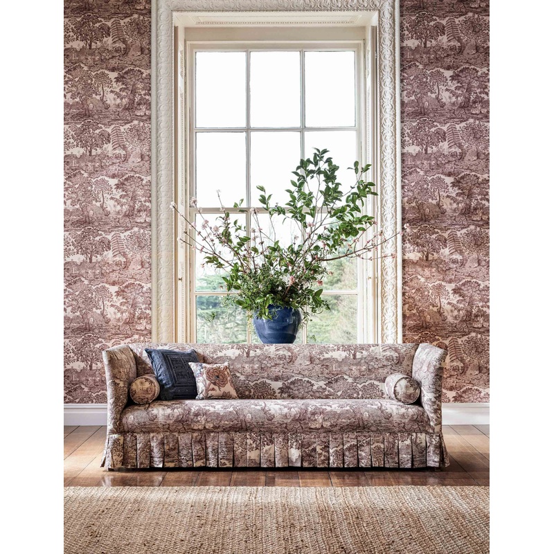 Highgrove Toile Wallpaper by Sanderson Lichen