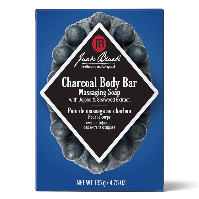 Jack Black Charcoal Body Bar 4.75 oz / 135 g | Massaging Soap