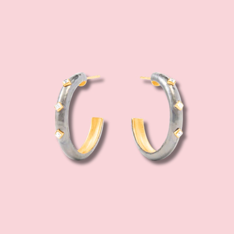 Noel Stone Hoop- Medium