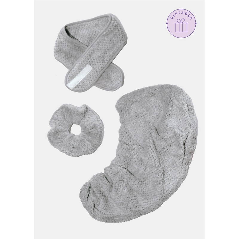 Spa 3 Piece Spa Gift Set Grey