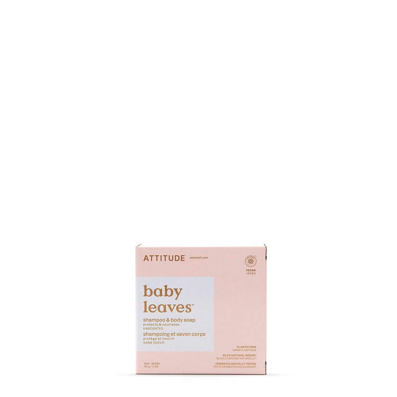 baby leaves Shampoo and Body Soap Bar Unscented
