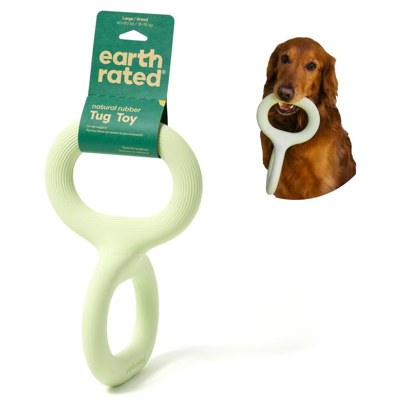 Tug of War Dog Toy, Interactive Pull Toy with Ergonomic Grip Small