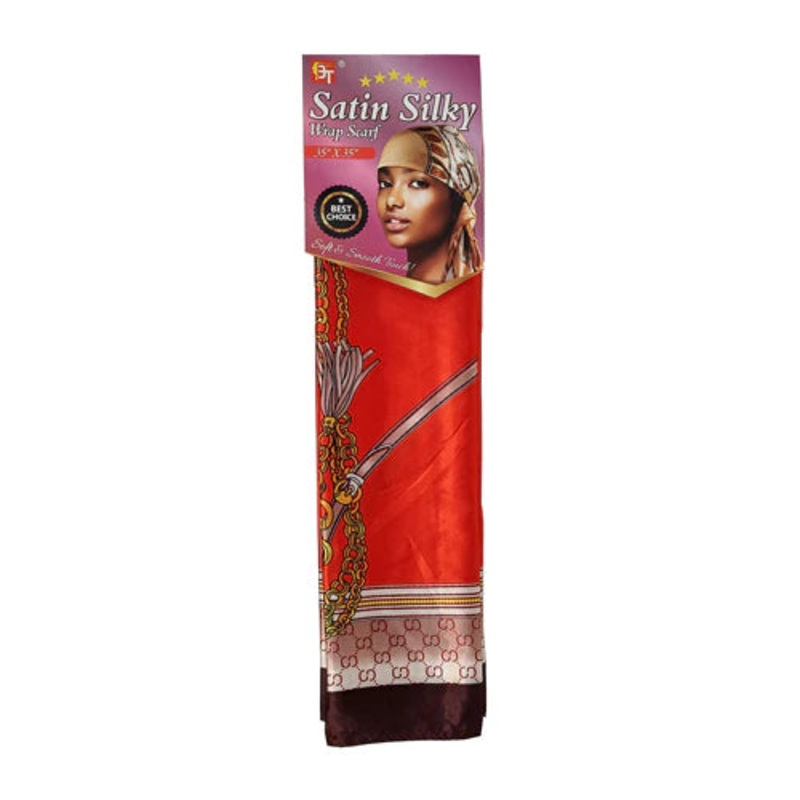 BT Satin Silky Scarf (06041) BLACK