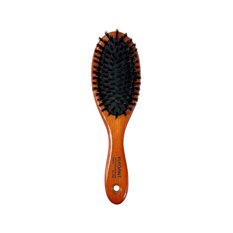 Elegant #456 Anti-Static Oval Bore Hairbrush – Medium (8.5″)