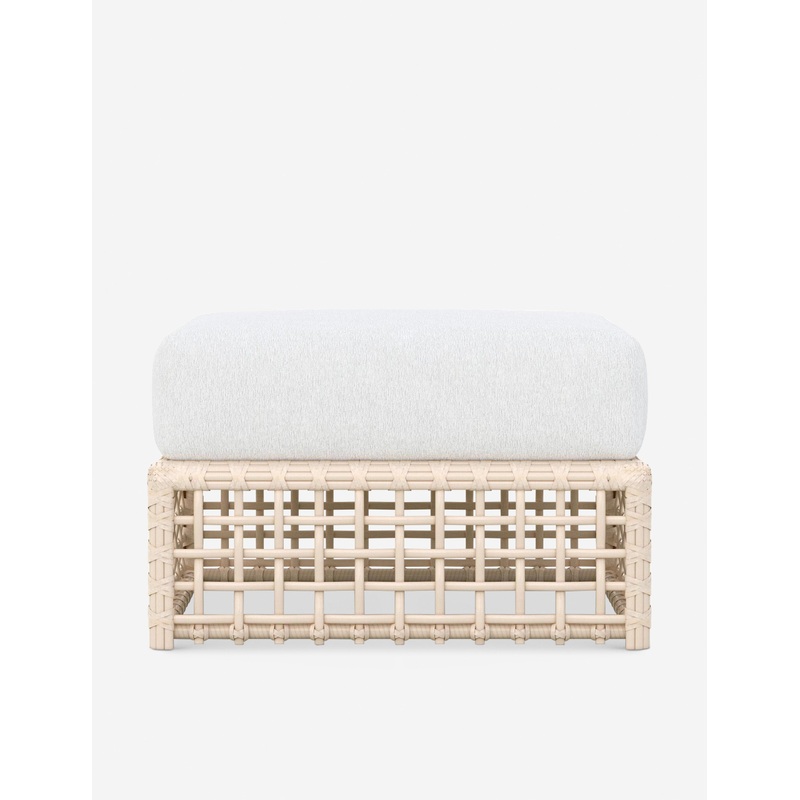 Mendoza Indoor / Outdoor Ottoman Natural