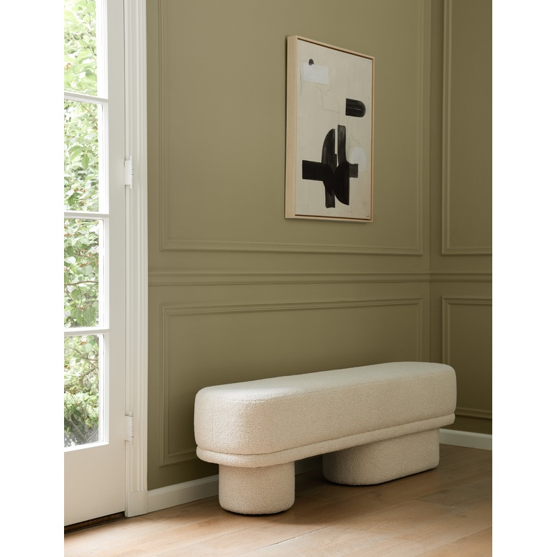 Brooks Bench by Sarah Sherman Samuel Teddy Boucle