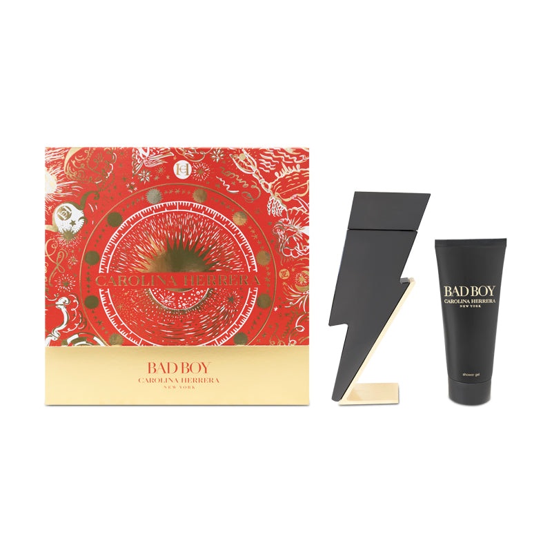 Carolina Herrera Bad Boy 100ml EDT & 100ml Shower Gel Gift Set