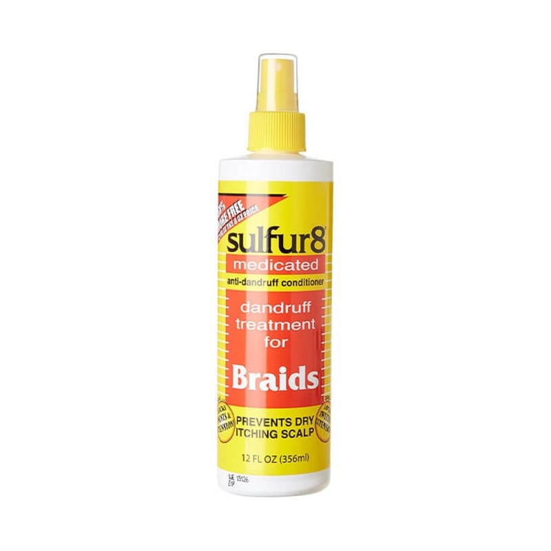 Sulfur8 Medicated Dandruff Treatment for Braids 12 oz